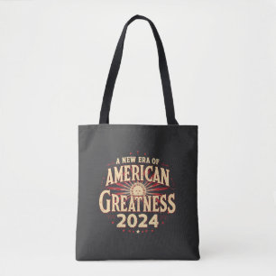 Tote Bag Une Nouvelle Ère de Grandeur Américaine 2024 Trump