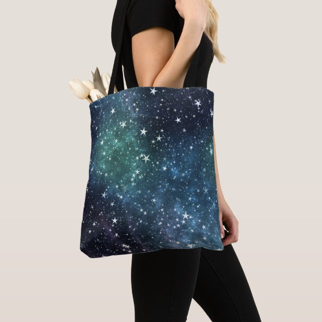 Tote Bag Une nuit pleine étoile (De près)