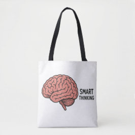 Tote Bag Une pensée intelligente Le pouvoir du cerveau