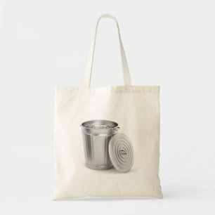 Tote Bag Une poubelle métallique vide