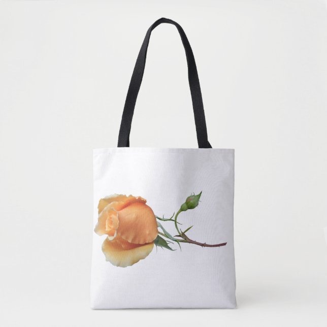 Tote Bag Une seule bouture de rose      (Devant)