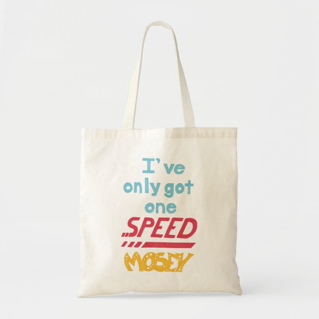 Tote Bag Une vitesse (Devant)