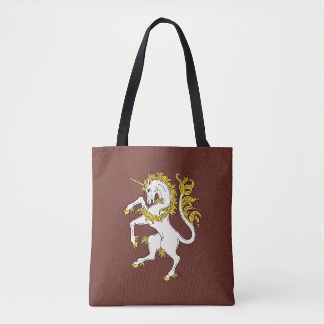 Tote Bag Unicorn Rampant (Devant)