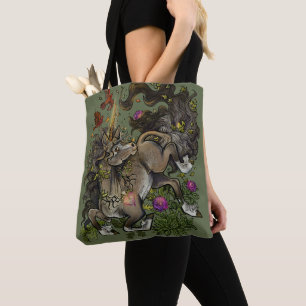 Tote Bag Unicorne au coeur sauvage