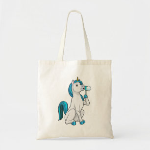 Tote Bag Unicorne avec bulles de savon
