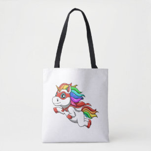 Tote Bag Unicorne drôle comme héros pour un Superhero