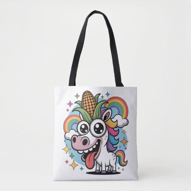 Tote Bag Unicorne unique (Devant)