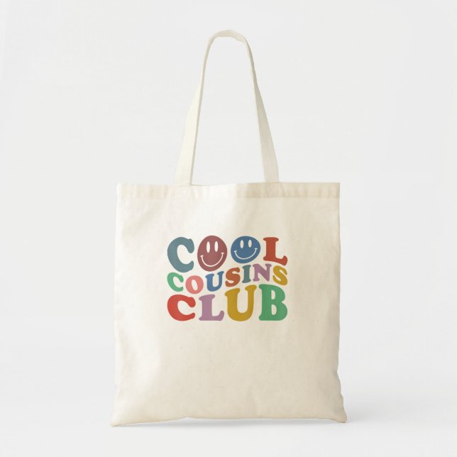 Tote Bag Unisex Cool Cousins Club Funny Cousin Crew (Devant)