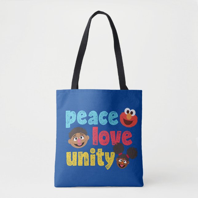 Tote Bag Unité de l'amour pour la paix (Devant)