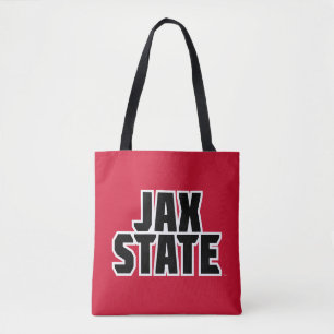 Tote Bag Université d'État de Jacksonville JAX STATE Texte