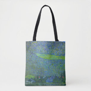 Tote Bag Unterach au lac d'Attersee par Klimt, Art nouveau