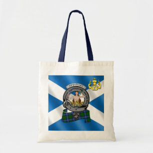 Tote Bag Urquhart Clan Badge & Tartan