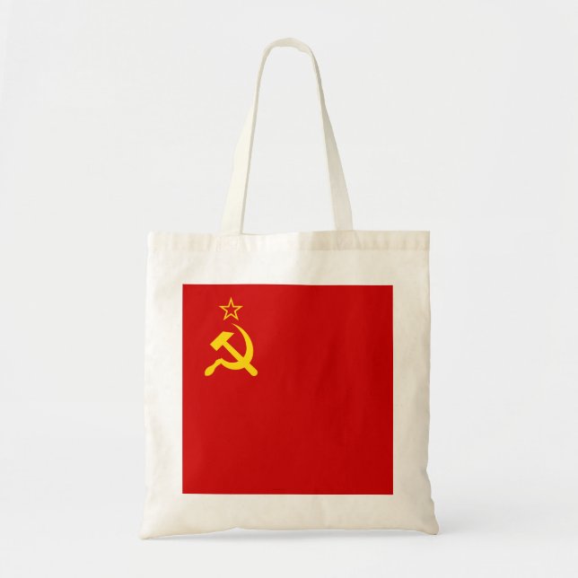 Tote Bag URSS Union soviétique Drapeau faucon communiste fa (Devant)