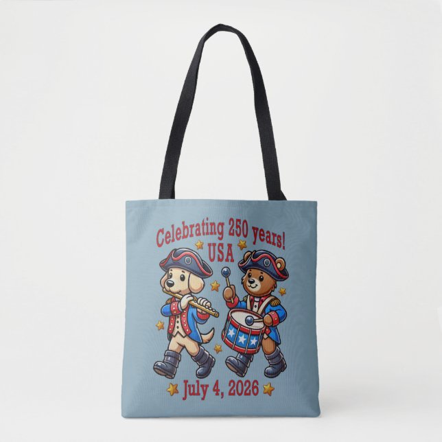 Tote Bag USA 250th Anniversary Souvenir - Patriotique (Devant)