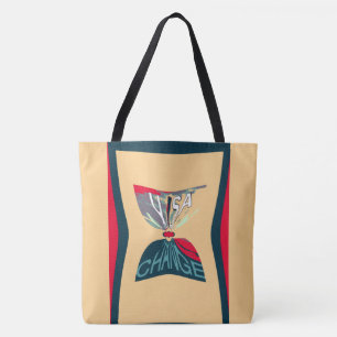 Tote Bag Usa Change Beautiful Extraordinaire Text Quote Des