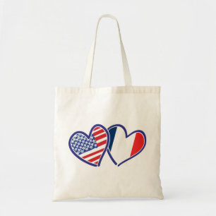 Tote Bag USA—France-Love