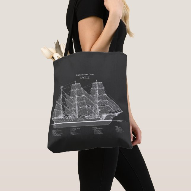 Tote Bag USCGC Eagle wix-327 - PD (De près)
