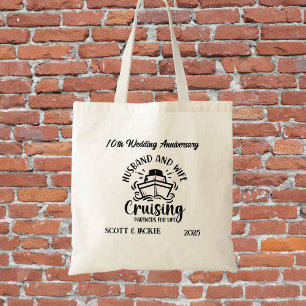 Tote Bag Vacances ANNIVERSAIRE Croisière Personnaliser le S