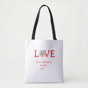 Tote Bag Vacances d'amour photo de chat animal de compagnie