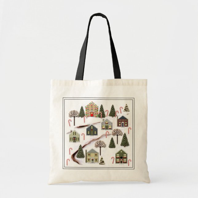 Tote Bag Vacances de Noël (Devant)