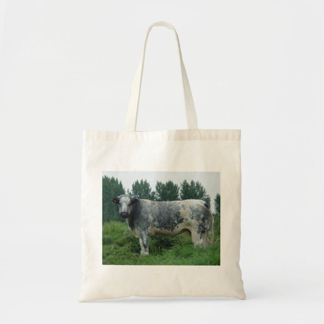 Tote Bag Vache Bleue (Devant)