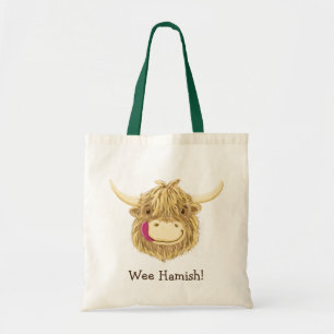 Tote Bag Vache des montagnes écossaise heureuse