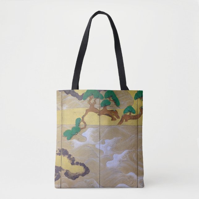 Tote Bag Vagues à Matsushima (à droite), Tawaraya Sotatsu (Devant)