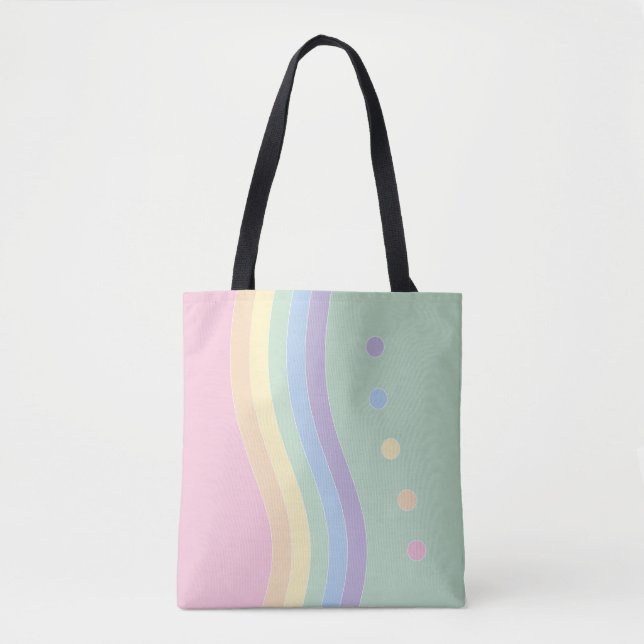 Tote Bag Vagues de délice (flux) (Devant)