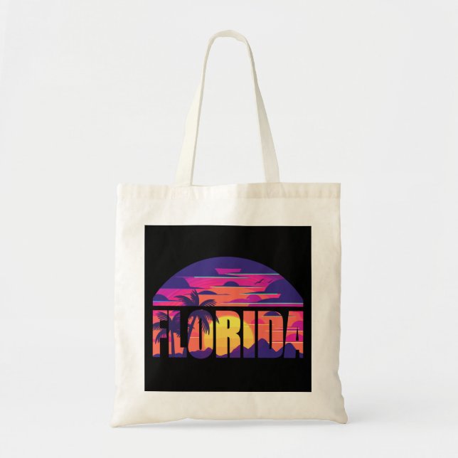 Tote Bag Vagues de plage de Floride (Devant)
