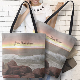 Tote Bag Vagues et boulders 0893