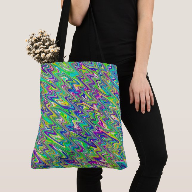 Tote Bag Vagues Funky  (De près)