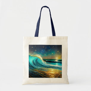 Tote Bag Vagues océaniques clignantes