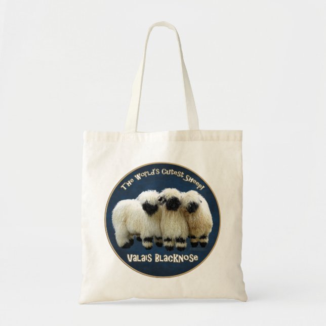 Tote Bag Valais Blaccusé - Le mouton le plus mou du monde ! (Devant)