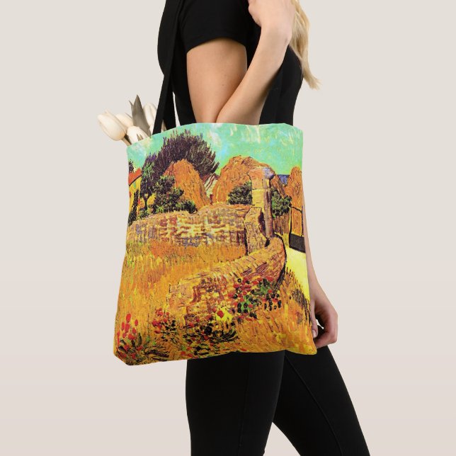 Tote Bag Van Gogh - Ferme en Provence (De près)