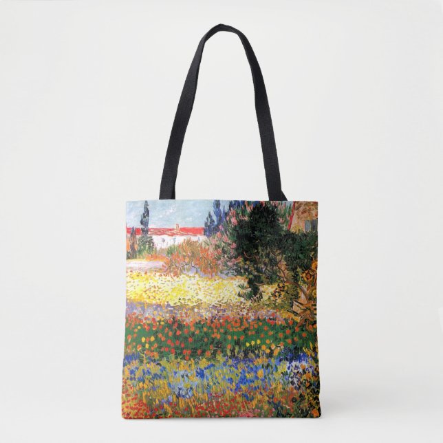 Tote Bag Van Gogh - Jardin des fleurs (Devant)