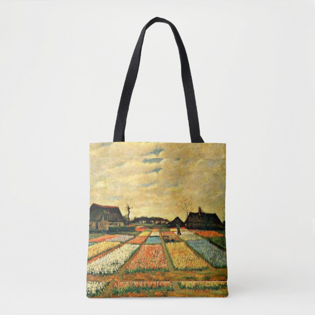Tote Bag Van Gogh - Lits à fleurs en Hollande (Devant)