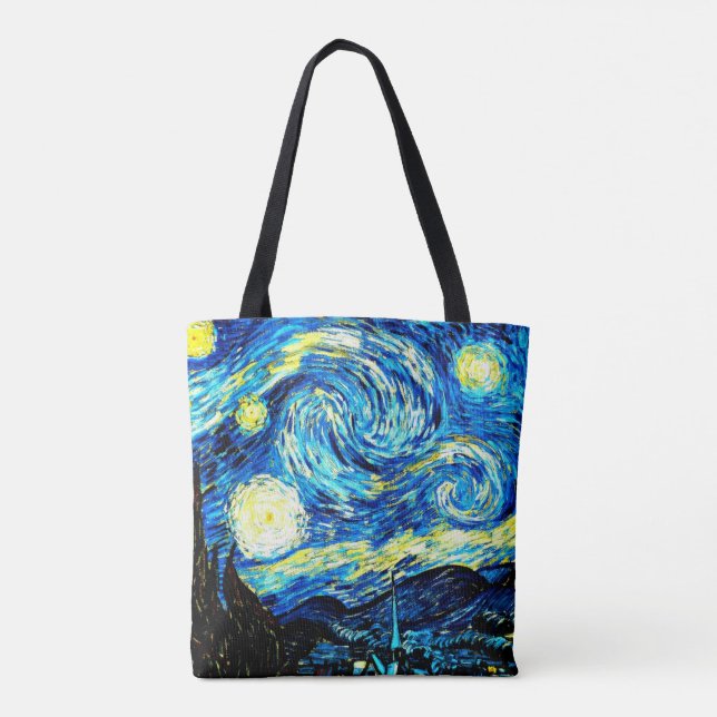 Tote Bag Van Gogh - Nuit étoilée (Dos)