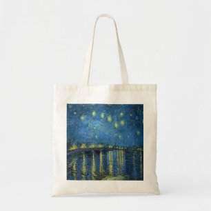 Tote Bag Van Gogh Nuit étoilée sur le Rhône