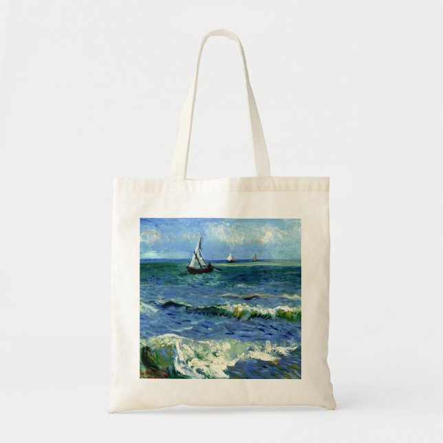 Tote Bag Van Gogh peinture, Seascape, (Devant)