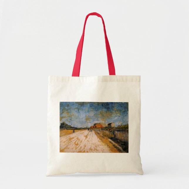 Tote Bag Van Gogh Road à côté des Ramparts de Paris (Devant)