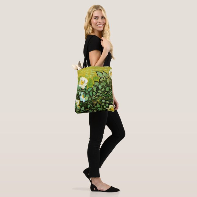 Tote Bag Van Gogh - Roses sauvages (Sur le modèle)