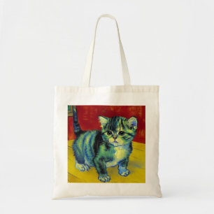 Tote Bag Van Gogh Tabby Cat