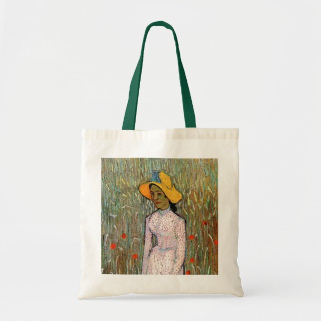 Tote Bag Van Gogh, Young Girl Standing; Arrière - plan du b (Devant)