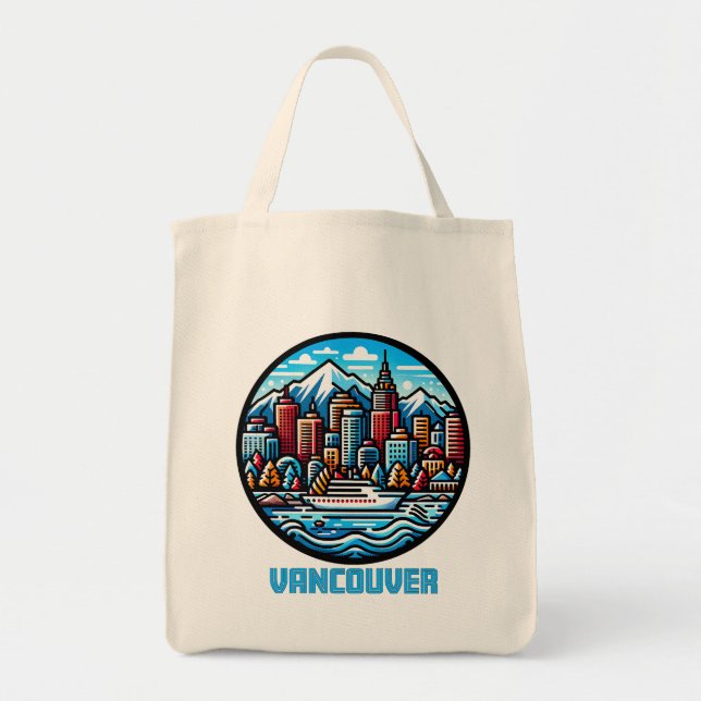 Tote Bag Vancouver Colombie-Britannique Canada (Devant)