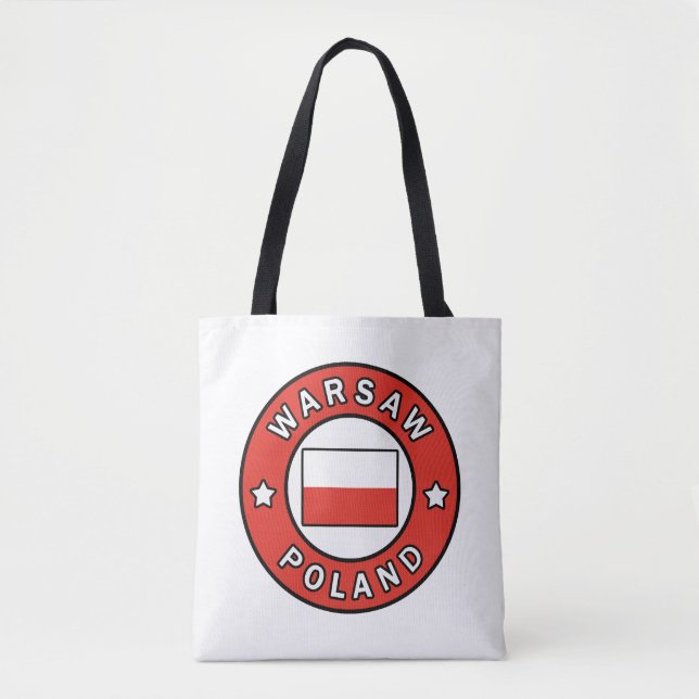 Tote Bag Varsovie Pologne (Devant)