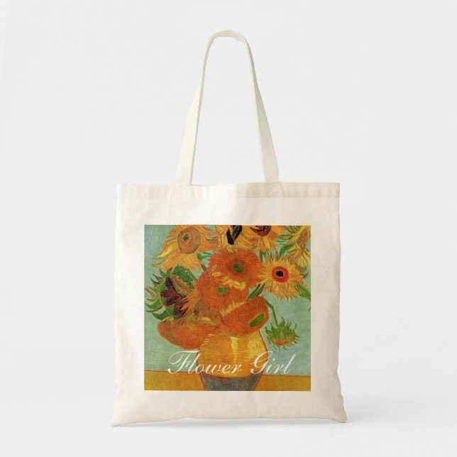 Tote Bag Vase avec douze tournesols Vincent van Goah (Devant)