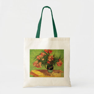 Tote Bag Vase avec Oleanders et livres par Vincent van Gogh