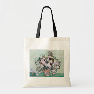 Tote Bag Vase avec roses roses roses, Van Gogh