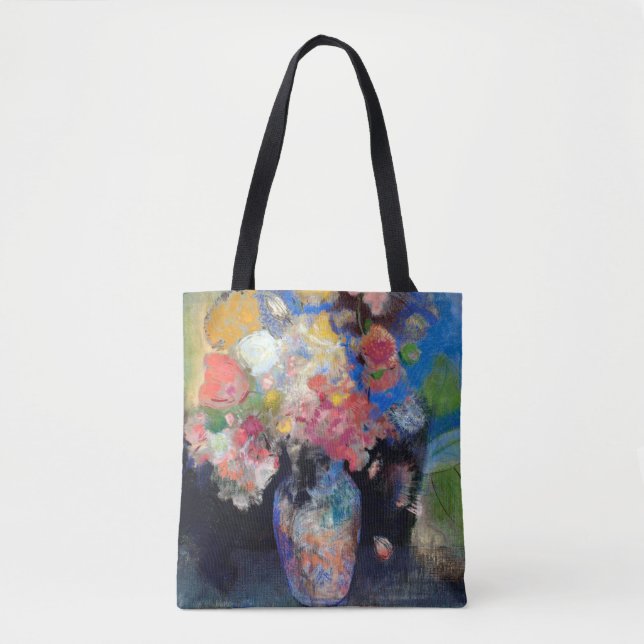 Tote Bag Vase de fleurs, Redon (Devant)