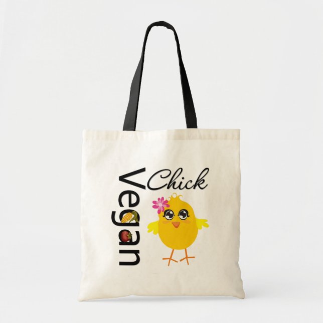 Tote Bag Vegan Chick (Devant)